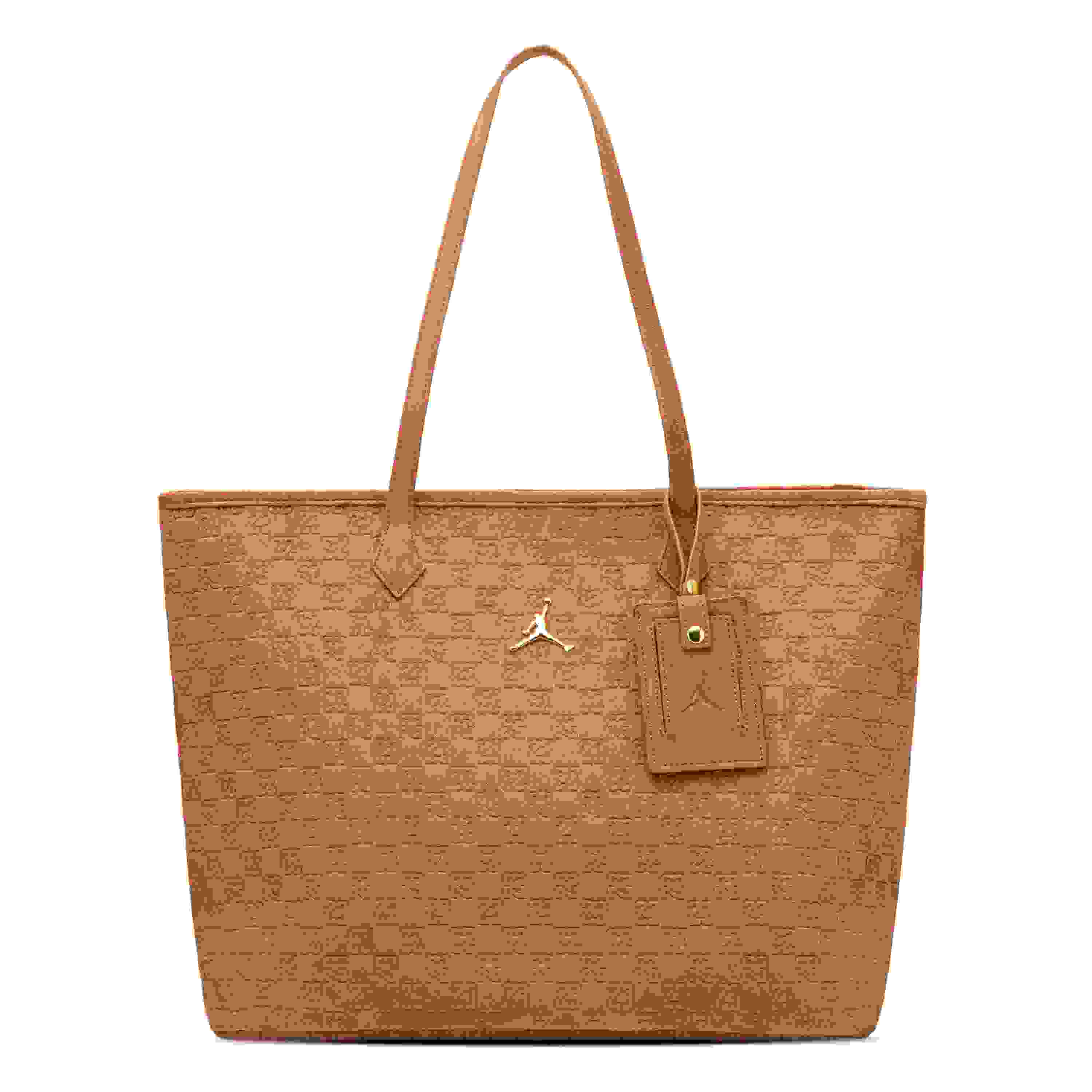 Jordan Suede Monogram Sand Tote